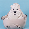 Детское кресло игрушка - мишка белый,#10